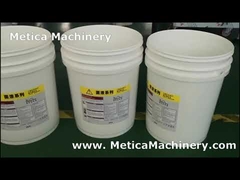 Étiqueteuse automatique de conteneur rond pour seau de peinture