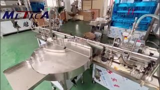 Machine d'étiquetage de capsulage de remplissage de crème de gommage de cosmétiques automatiques