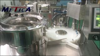Machine de capsulage de remplissage de tubes à essai de laboratoire automatique