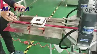 Pliage automatique de la machine d'étiquetage double face