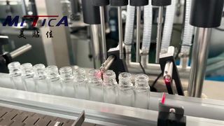 Étiqueteuse automatique de capsuleuse de remplissage de bouteilles