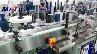 Précision automatique de machine d'étiquetage de bouteilles rondes