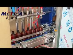 Ligne de machines d'étiquetage de capsulage de remplissage de sirop
