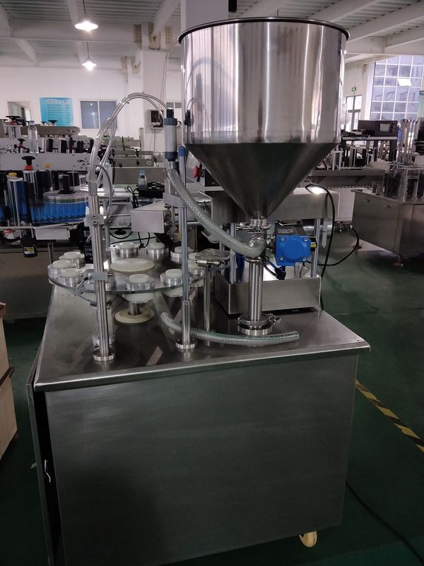 Machine de remplissage et d'étanchéité de tubes mous semi-automatique pour les industries chimique et alimentaire