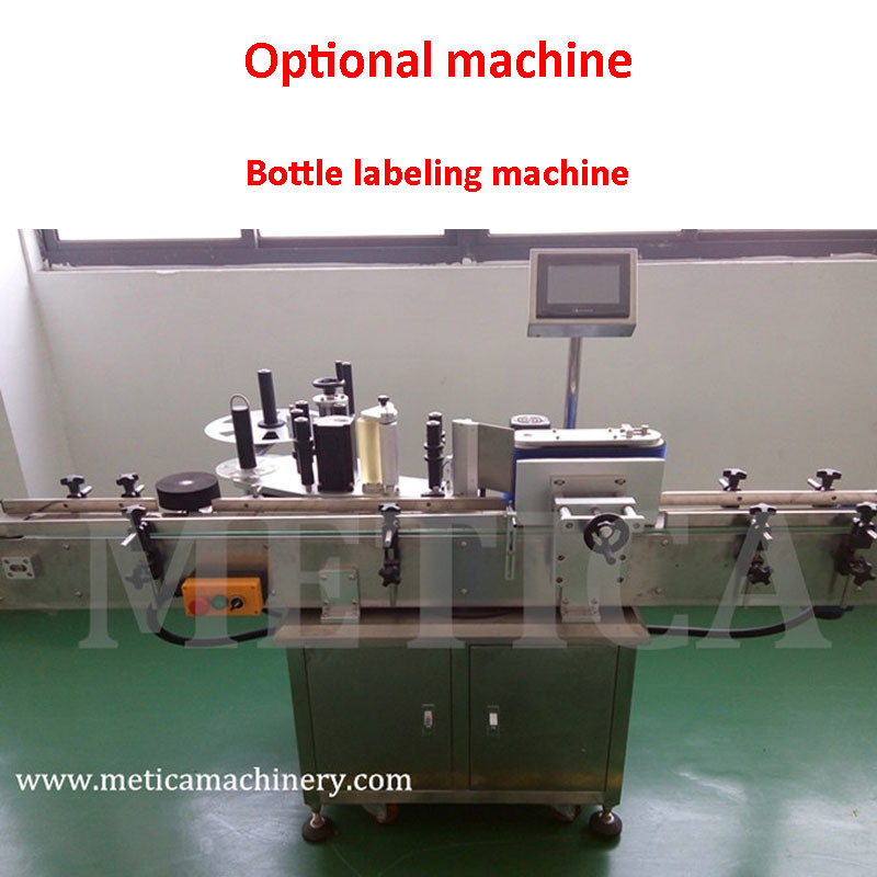 Machine de remplissage à capot monobloc de précision 10 ml-100 ml avec technologie de piston à servomoteur