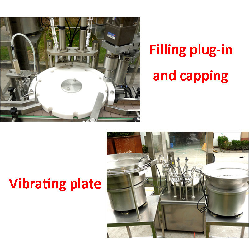 Machine de remplissage à capot monobloc de précision 10 ml-100 ml avec technologie de piston à servomoteur