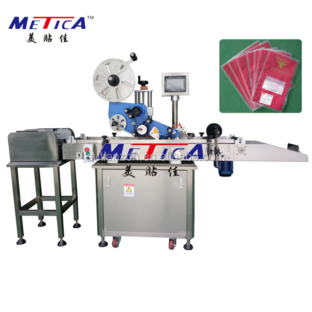 Machine automatique d'étiquetage de sacs en papier plastique pour bouteilles avec une précision de maintenance facile 1000-3000 BPH