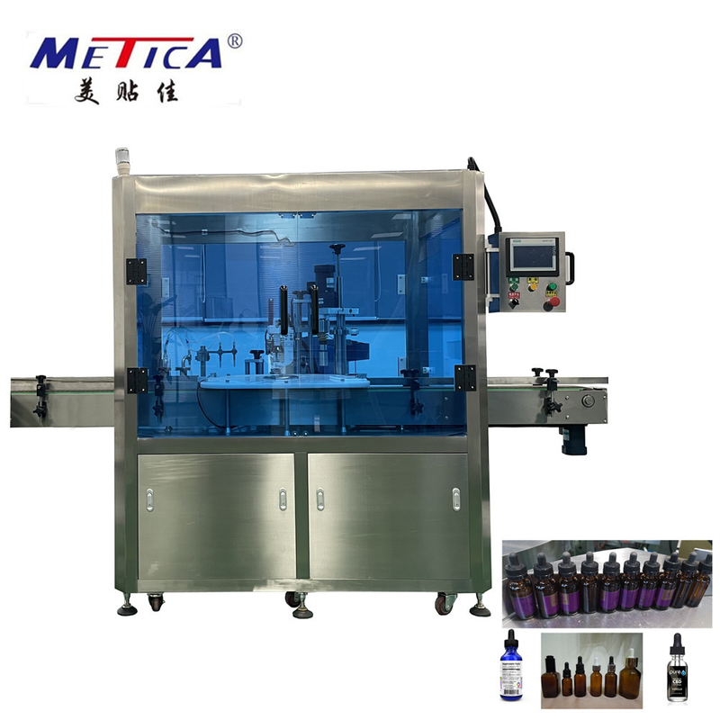 Couvreur automatique de bouteille monobloc pour huiles essentielles et produits similaires