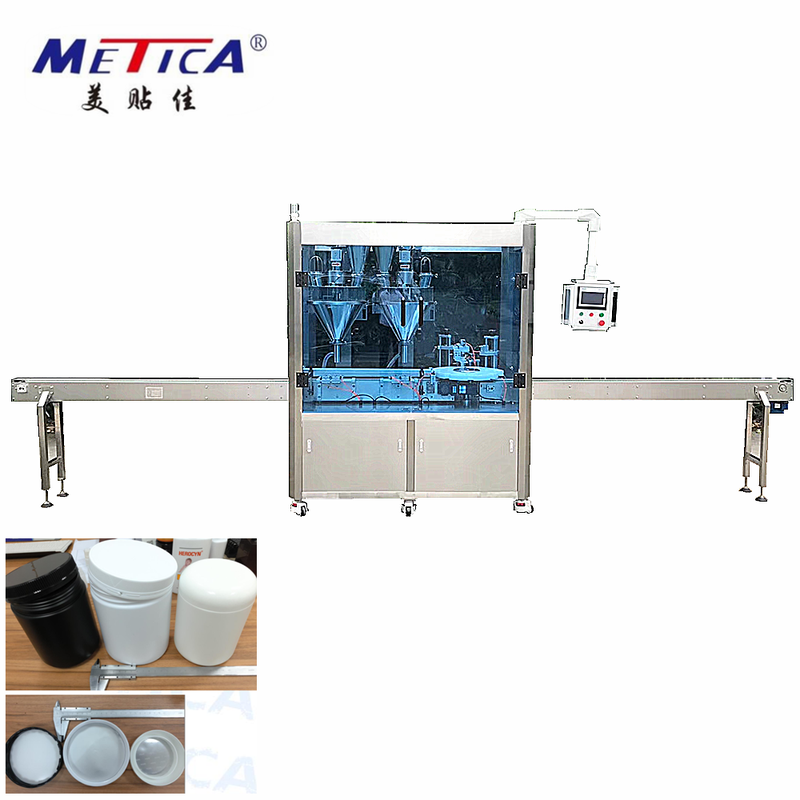 Machine automatique à haute vitesse de remplissage de poudre de poivre avec couvercle pour la ligne de production