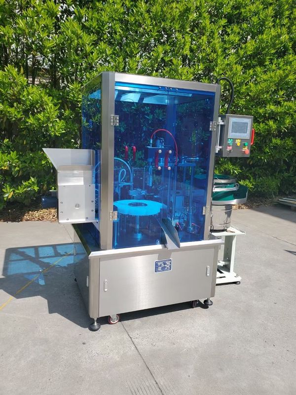 220V 50Hz 2kW machine automatique de remplissage et de fermeture de pulvérisateur à stylo avec 1500-2000BPH et un volume de remplissage de 5 à 50 ml