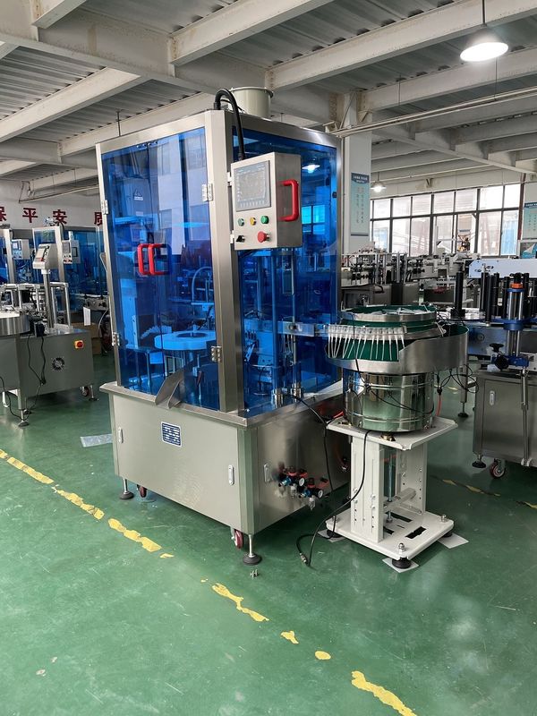 220V 50Hz 2kW machine automatique de remplissage et de fermeture de pulvérisateur à stylo avec 1500-2000BPH et un volume de remplissage de 5 à 50 ml