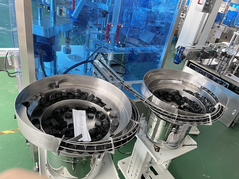 Type rotatoire à grande vitesse machine de capsulage de bouteille avec les têtes jumelles