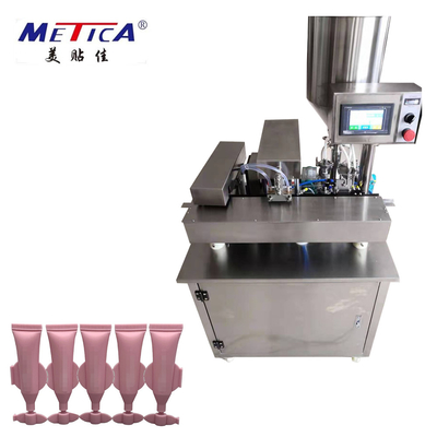 petite machine de remplissage crème molle du tube 10ml avec le système de scellage ultrasonique