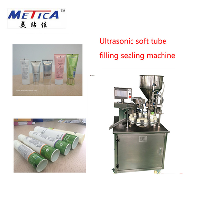 machine de scellage remplissante semi automatique molle du tube 1500bph avec 30L