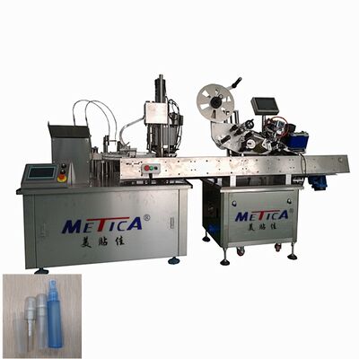 Machine de remplissage automatique de bouteille de liquide par voie orale de 20 ml à tube monobloc