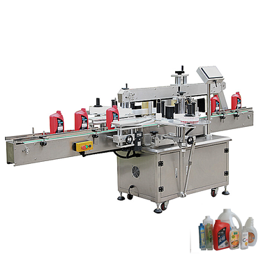 Machine automatique d'étiquetage pliant à double angle pour une application efficace des étiquettes