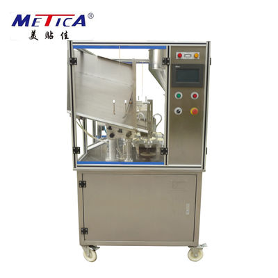 Remplissage en aluminium de tube de PLC et machine de scellage avec l'alimentation en air 0.6MPa