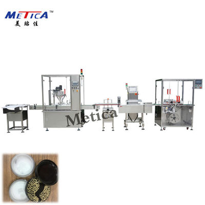 Chaîne de production de mise en bouteilles conduite par servo 3Kw 220V pour la poudre lâche