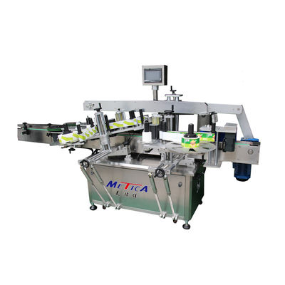 Machine à étiquettes de bouteille de machine à étiquettes de bouteille d'autocollant automatique de cou et de côtés