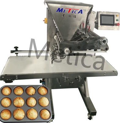 Contrôle 2000BPH-3000BPH d'écran tactile de machine de remplisseur de gâteau d'OEM 100g
